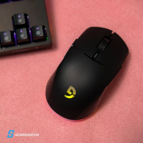 Chuột Fuhlen D90s V3 - Black Wireless | 3 Mode - RGB