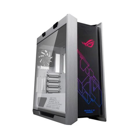 Case máy tính Asus ROG Strix Helios GX601 (White Edition) Trắng, Bạc
