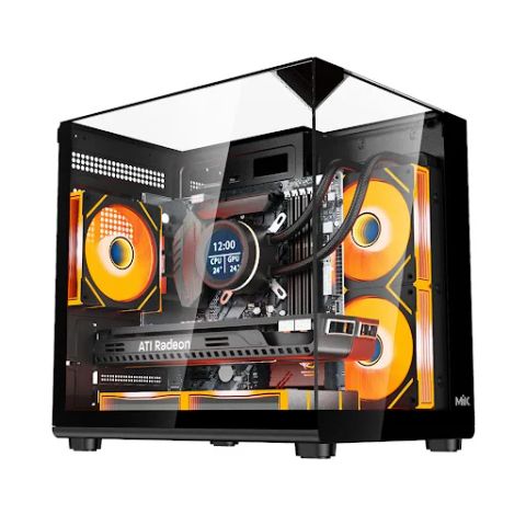 Case máy tính MIK MIK G3 PRISM GLASS M Đen