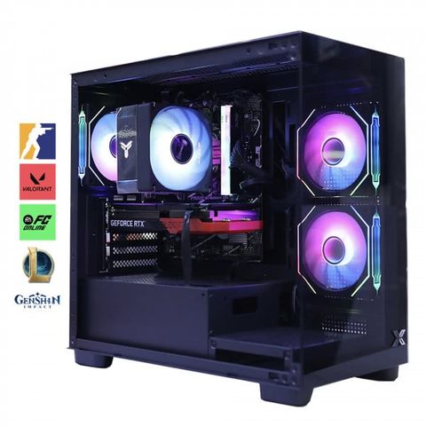 [TẶNG MÀN HÌNH] Bộ PC Gaming Ryzen 5 5500, RAM 16GB, RTX 3060 12GB
