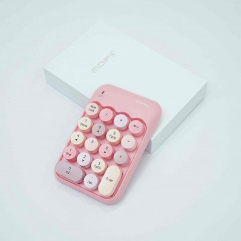 BÀN PHÍM KHÔNG DÂY MOFII NUMPAD X910 HỒNG
