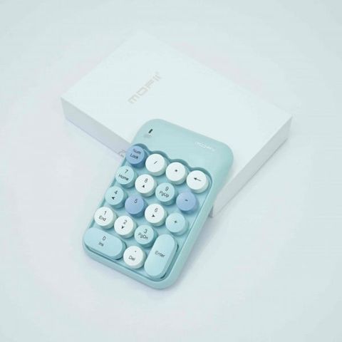 BÀN PHÍM KHÔNG DÂY MOFII NUMPAD X910 XANH DƯƠNG