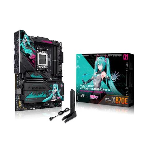 Mainboard Asus ROG STRIX X870E-H GAMING HATSUNE MIKU EDITION WiFi 7 DDR5