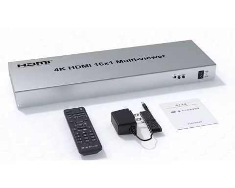 16x1 Quad Multi-Viewer 4K: Bộ Chia 16 Màn Hình & Dịch Vụ Bảo Trì