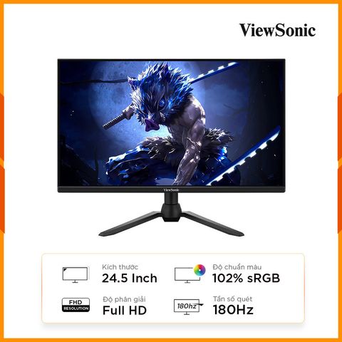 Màn hình Gaming 24.5 Inch Viewsonic VX2528 (Full HD / IPS / 180Hz)