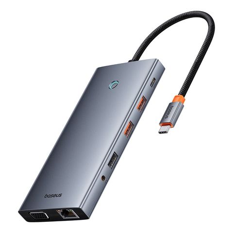 Hub Baseus PortalJoy 13-in-1 | Xuất 4 Màn Hình | HDMI & DP 4K@60Hz | PD 100W