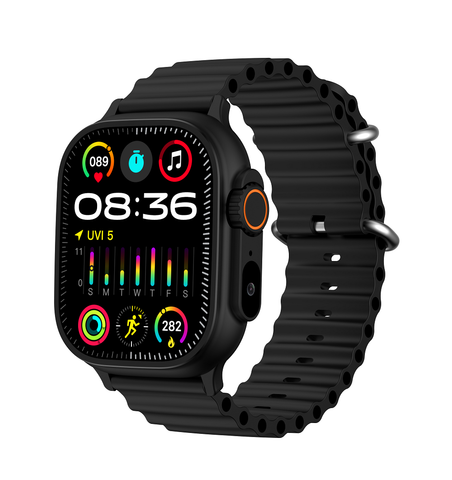 Lemfo LF40 Black – Smartwatch màn hình 2.01″, gọi Bluetooth & sức khỏe