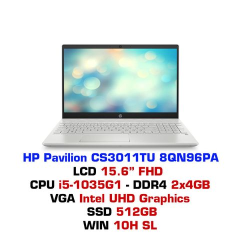 Laptop HP Pavilion 15 CS3011TU 8QN96PA