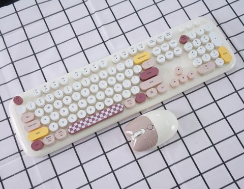 Bộ phím chuột không dây MOFII Zero Nâu