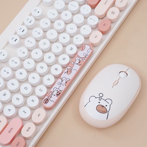 BỘ PHÍM CHUỘT KHÔNG DÂY MOFII HELLO BEAR NÂU