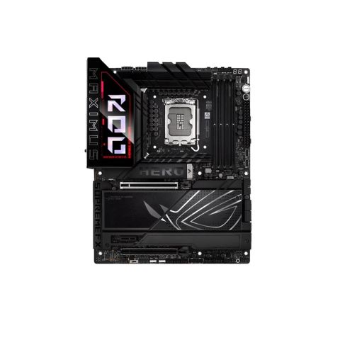 Bo Mạch Chủ Mainboard ASUS ROG MAXIMUS Z890 HERO (Socket LGA1851, ATX, DDR5, PCIe 5.0, Thunderbolt 4, Wi-Fi 7, 5G LAN, Polymo Lighting II, Hàng Chính Hãng)