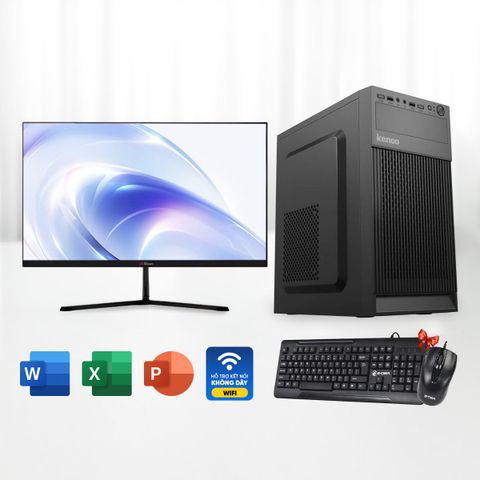 PC Văn Phòng CORE I3 8100 |RAM 8G| NVME 256G | Màn 22 inch | WIFI