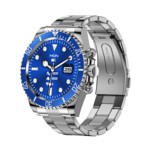 NJYUAN AW12 Blue – Smartwatch màu xanh hiện đại, pin bền, bảo hành chính hãng