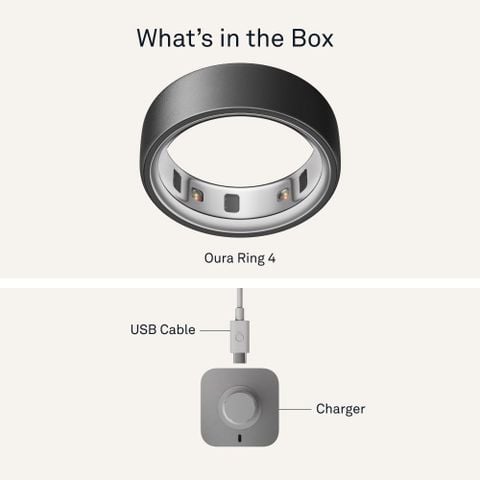 Oura Ring 4 Stealth – Nhẫn Thông Minh Theo Dõi Sức Khỏe Hiện Đại
