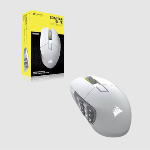 Chuột không dây Corsair SCIMITAR ELITE SE | White