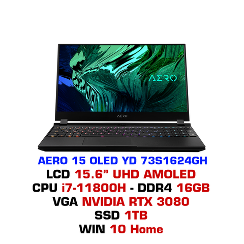 Laptop Gigabyte AERO 15 OLED YD 73S1624GH