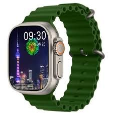 NJYUAN HK8 Pro Max Deep Green – Smartwatch pin trâu, thiết kế đẳng cấp