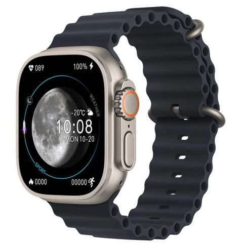 NJYUAN HK8 Pro Max Black – Smartwatch cao cấp, pin trâu, giá tốt