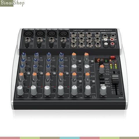 Behringer Xenyx 1202SFX - Mixer 12 Kênh USB, FX 100 Preset Dành Cho Livestream, Podcast, Thu Âm