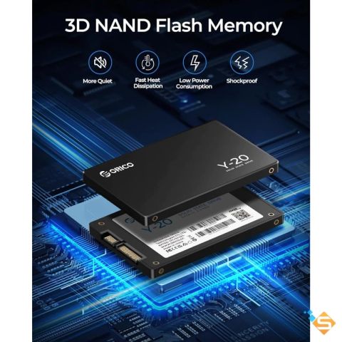 Ổ Cứng SSD ORICO Y20 SATA 3 2.5 Inch 6Gbps 3D NAND