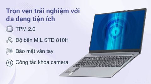 Laptop Lenovo Ideapad Slim 3 15AMN8 - 82XQ00J0VN (R5 7520U, 16GB, 512GB, Full HD, Win11)