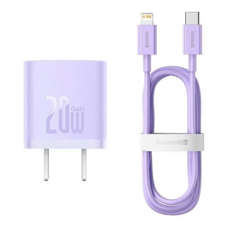 Bộ Sạc Nhanh 20W Baseus GaN5 Fast Charger 1C cho iPhone/Samsung