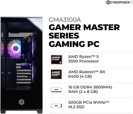 CYBERPOWERPC Gamer Master GMA3100A