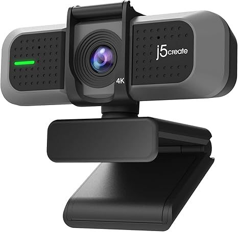 Webcam góc rộng 4K J5Create với micro