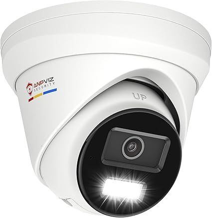 Camera Anpviz 4K 8MP PoE Turret kép AI – Mic – IP67 kim loại