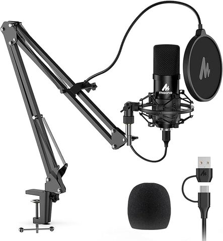 Microphone USB, MAONO 192KHZ/24Bit