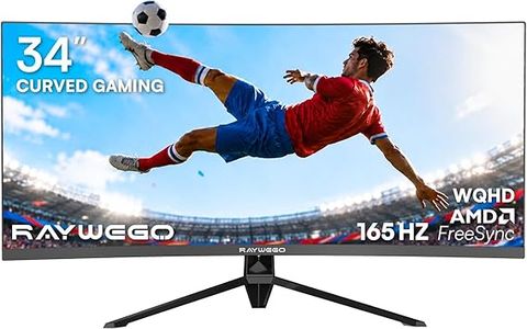 Raywego 34 Inch Curved Gaming Monitor