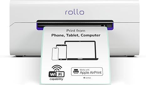 Máy in nhãn vận chuyển không dây Rollo