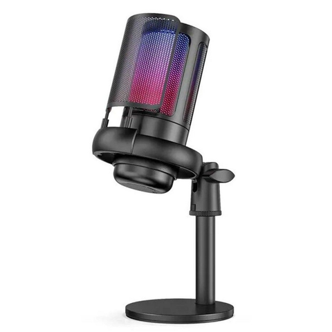 Microphone Shoufei ME6S RGB Đen (Bản Chân Đứng)