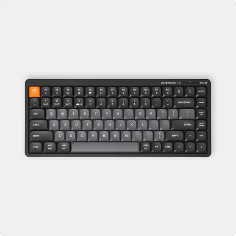 Bàn phím không dây HyperWork SilentKey Mini TS01M Đen