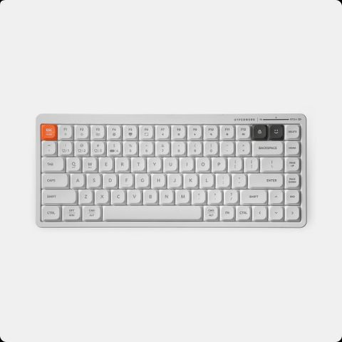 Bàn phím không dây HyperWork SilentKey Mini TS01M Trắng