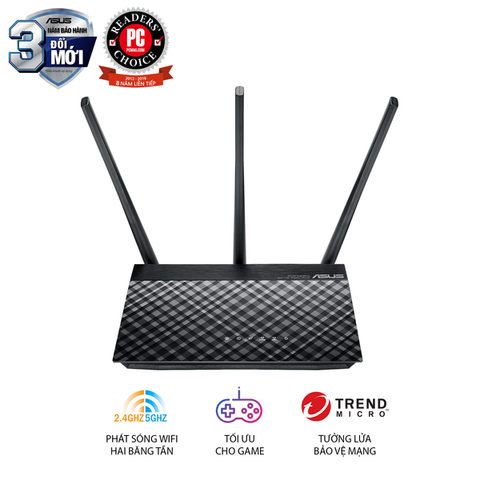 Router ASUS RT-AC53 AC750 WiFi 5
