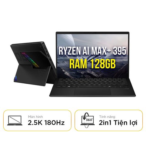 Laptop Asus Rog Flow Z13 GZ302EA-RU145WS - Ryzen AI Max+ 395 | 128GB | 1TB | 13.4 Inch 2.5K 180Hz