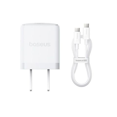 Bộ Sạc Nhanh Kèm Cáp Baseus Palm 1C 20W