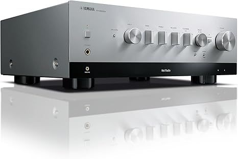Yamaha R-N1000A Silver: Amply Nghe Nhạc Mạng Hi-Fi & DAC ES9080Q