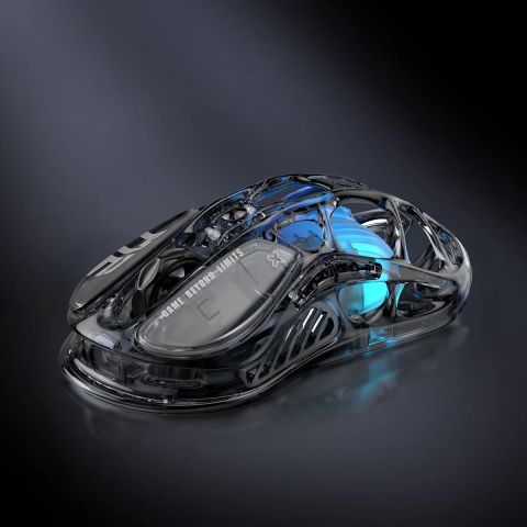 Mercury M2 Transparent Black – Chuột Gaming Trong Suốt Cá Tính
