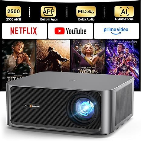 Máy chiếu ngoài trời HAPPRUN 2500 ANSI Lumens