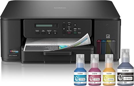 Máy in phun màu đa chức năng không dây Brother INKvestment Tank 580