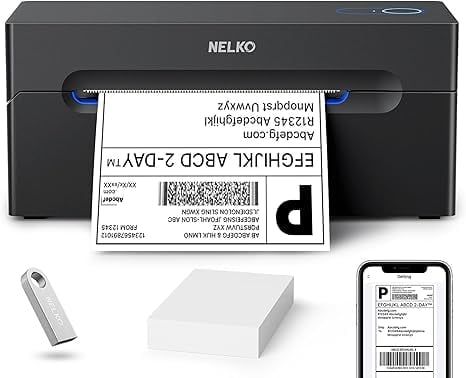 Máy in nhãn vận chuyển nhiệt Bluetooth Nelko