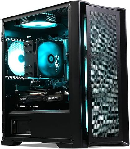MXZ Gaming PC, AMD Ryzen 7 7800X3D, RTX 5070, 16GB DDR5 6000MHz, SSD 1TB, B650, 6RGB Fans, Windows 11 Pro