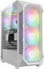 GAMDIAS White ATX Mid Tower Gaming Computer PC Case w/Tempered Glass