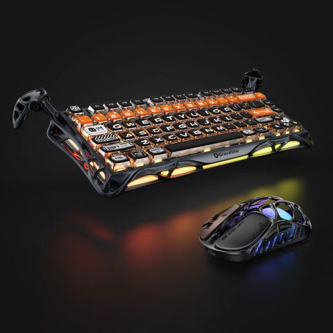 GravaStar Ultimate Gaming Set – CyberFlare | Combo bàn phím + chuột gaming