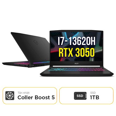 Laptop MSI Katana 15 B13UDXK-2269VN - Intel Core i7-13620H | SSD 1TB | RTX 3050 6GB | 15.6 inch Full HD 144Hz