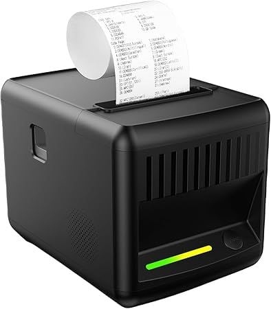 MHT-P80E: Máy in hóa đơn 80mm treo tường, tốc độ cao cho nhà hàng & bán lẻ