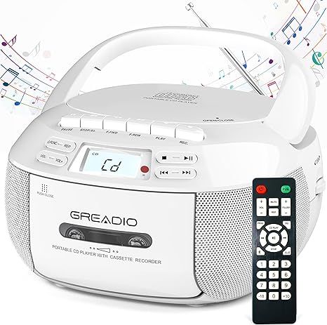 Máy nghe nhạc CD kiêm máy phát băng cassette Greadio