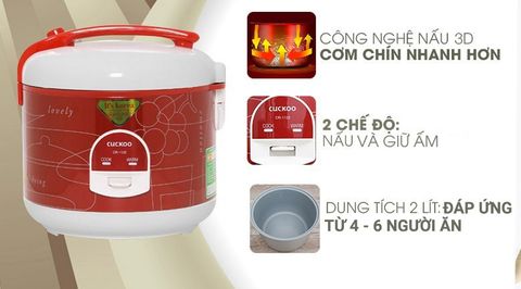 Nồi cơm nắp gài Cuckoo 2 lít CR-1122